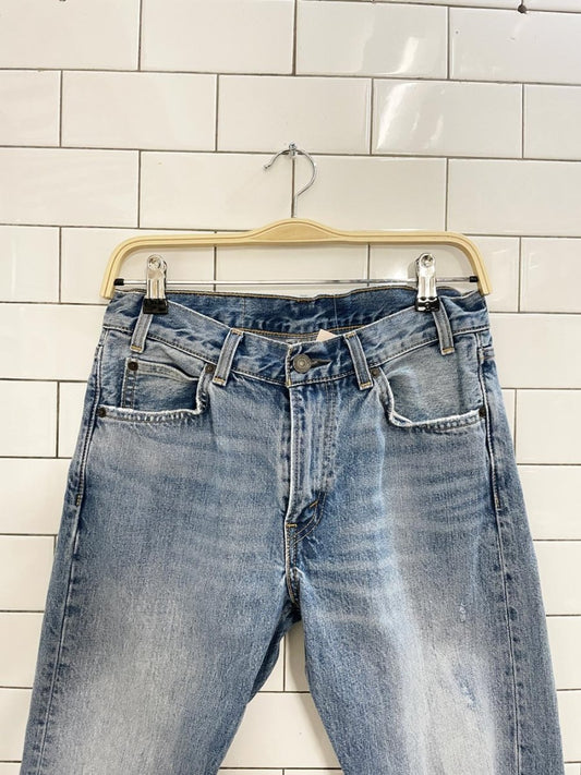 vintage levi's orange tab 505 crop straight jeans - good market thrift store