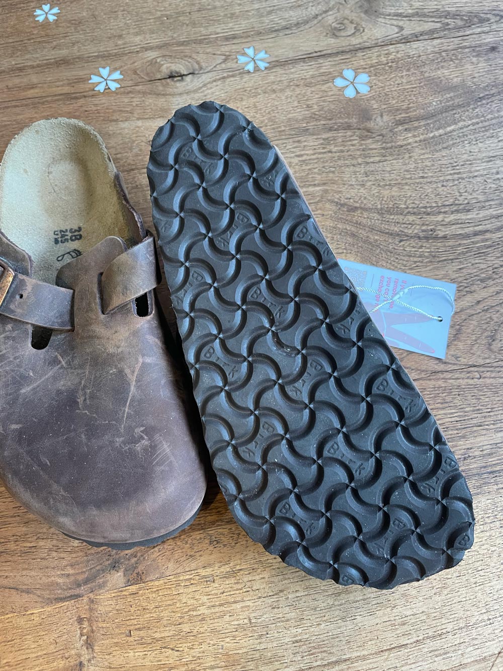 birkenstock boston oiled leather clog