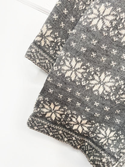 vintage 00s WE wool-blend nordic knit full zip cardigan | weekend edition