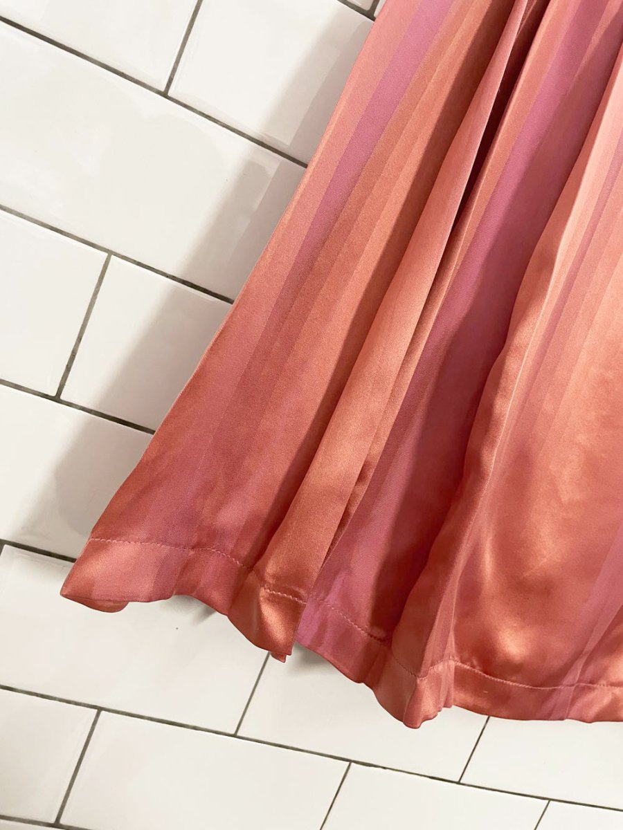 see by chloé silk - blend pleated side knee - length skirt | made in Italy - good market thrift store