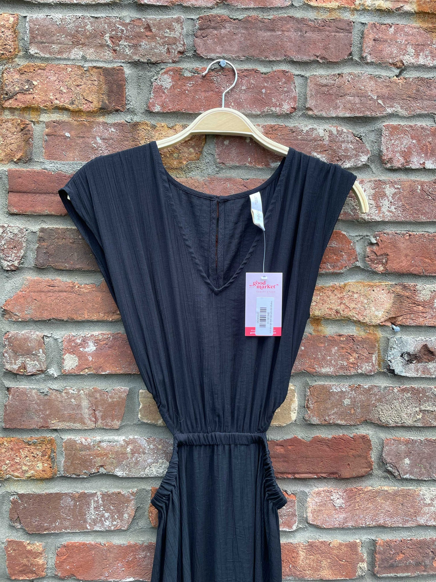 mango cut out side side slit midi dress