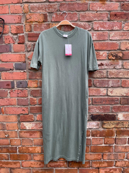 kotn t-shirt midi dress