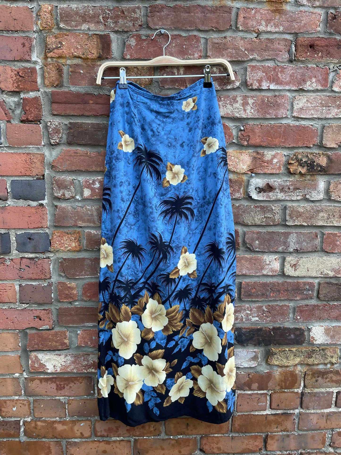 vintage tropical wrap beach sarong