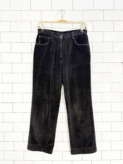 vintage 90s daniel hetcher chunky cord straight leg pants