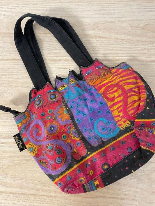 laurel burch small cat tote - good market thrift store