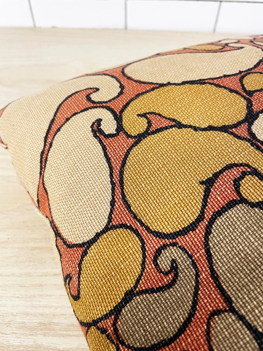 x3 vintage 70s southwestern feather throw pillows | set - good market thrift store