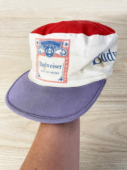 vintage budweiser cloth painter hat - good market thrift store