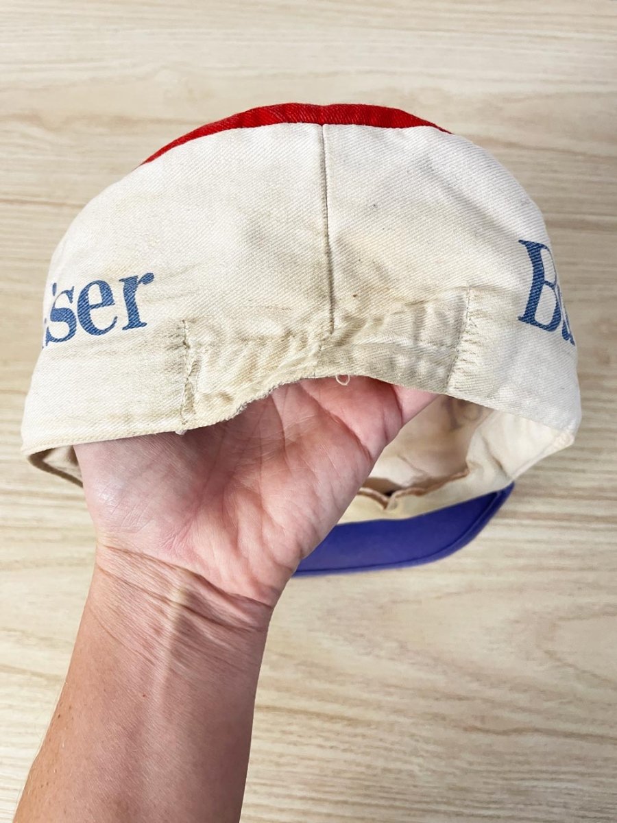 vintage budweiser cloth painter hat - good market thrift store