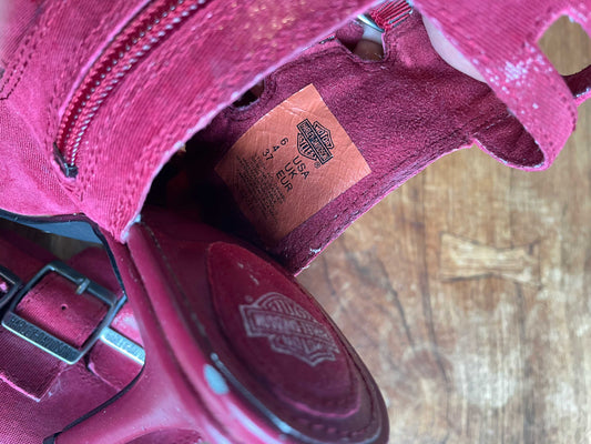 harley davidson lottie open toe cage heels