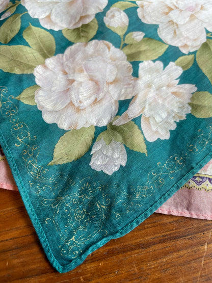 vintage hanae mori handkerchief