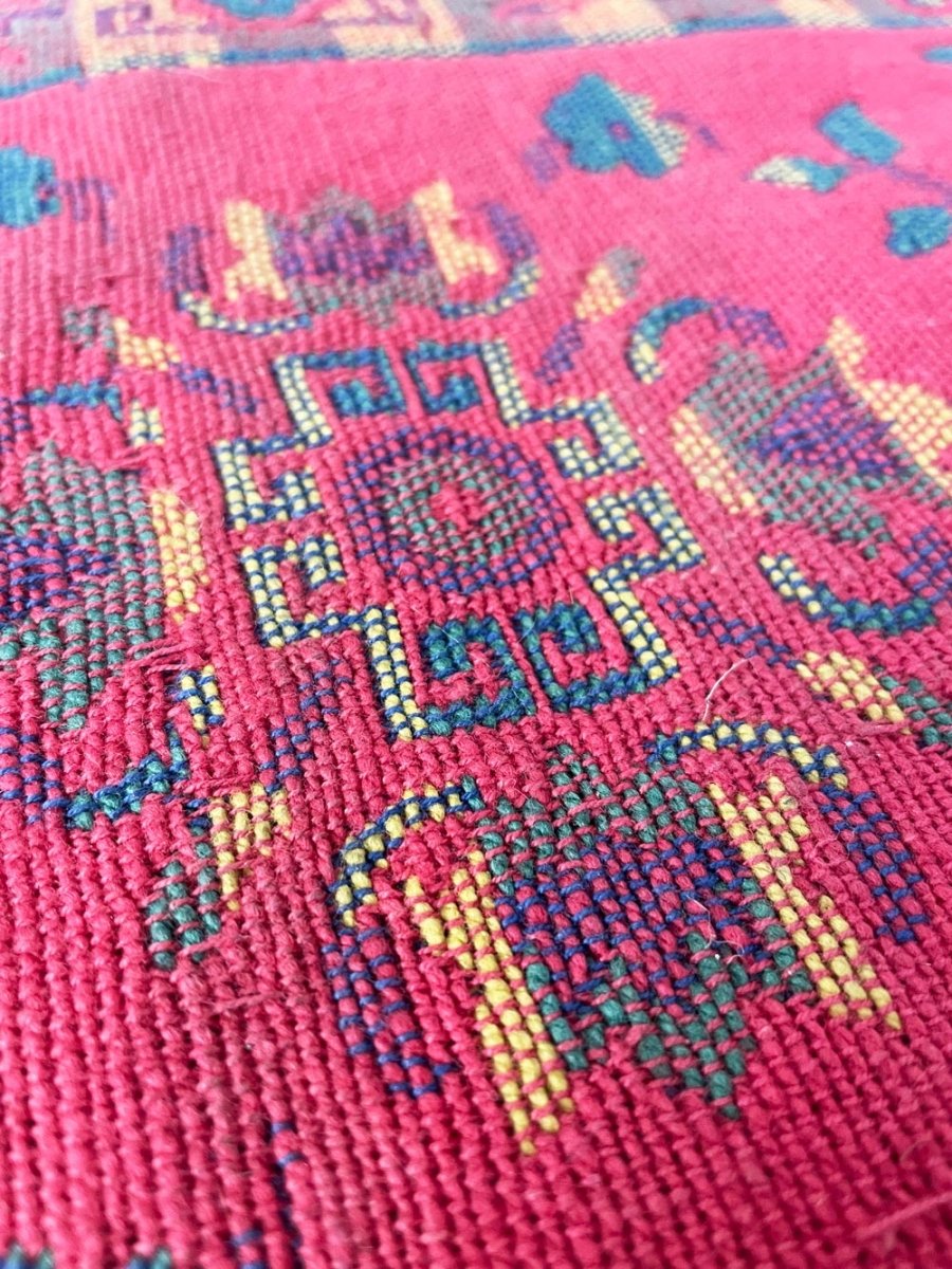 x4 vintage 00s woven placemats - good market thrift store