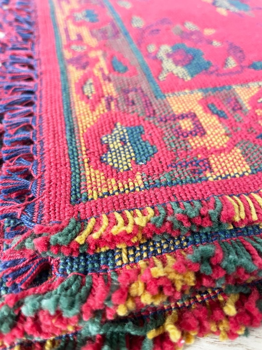 x4 vintage 00s woven placemats - good market thrift store