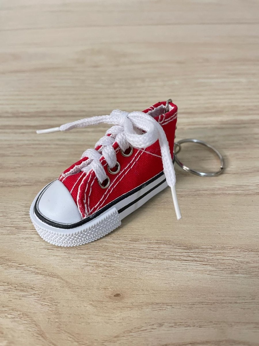 mini sneaker keychain - good market thrift store