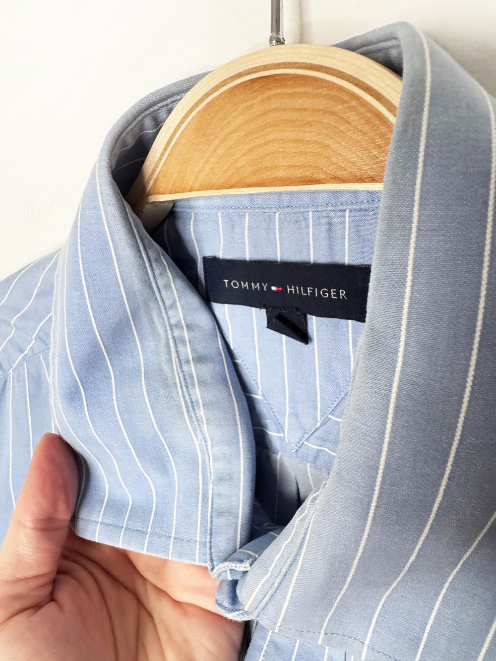 tommy hilfiger x oxford sporty prep cropped shirt | rework