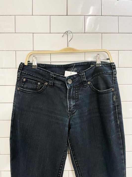 y2k silver jeans suki low rise flares - good market thrift store