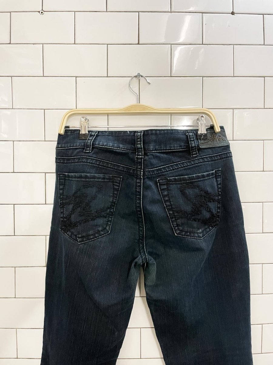 y2k silver jeans suki low rise flares - good market thrift store