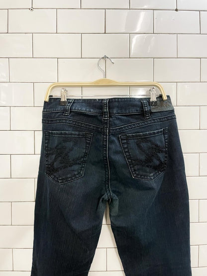 y2k silver jeans suki low rise flares - good market thrift store