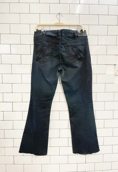 y2k silver jeans suki low rise flares - good market thrift store