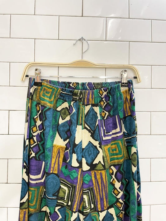 vintage 90s wide leg crazy pant - good market thrift store