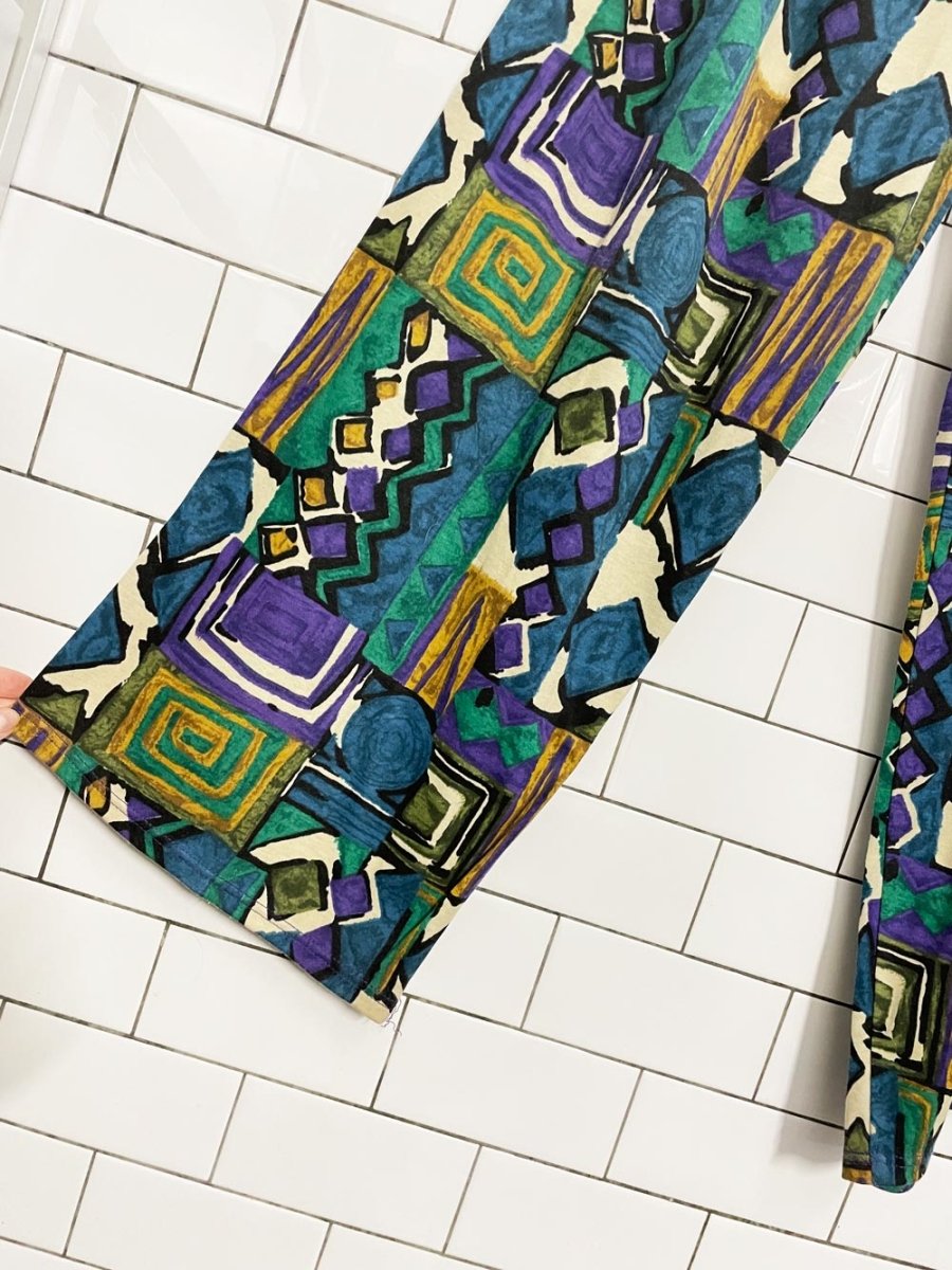 vintage 90s wide leg crazy pant - good market thrift store