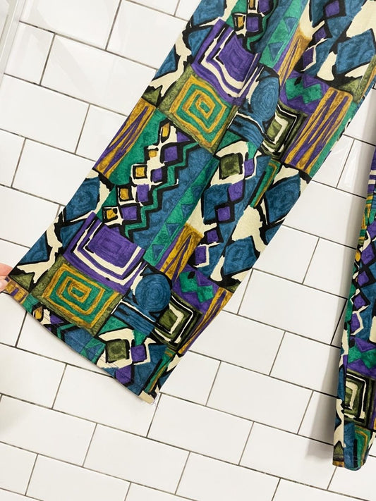 vintage 90s wide leg crazy pant - good market thrift store