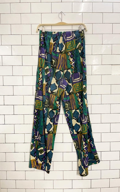 vintage 90s wide leg crazy pant - good market thrift store