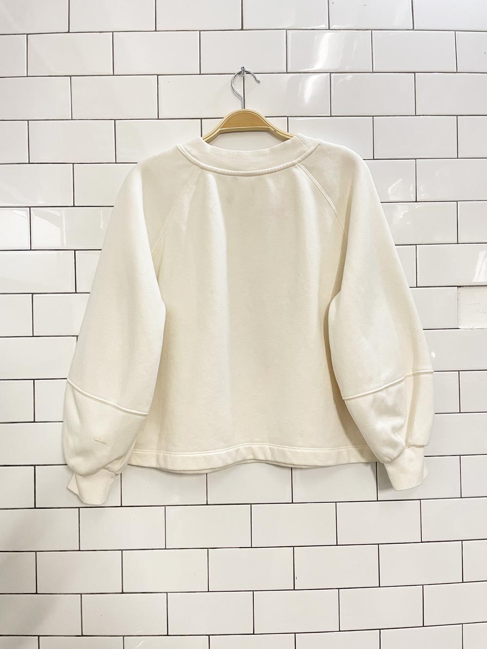 california coastal flowers fleece sweatshirt - good market thrift store