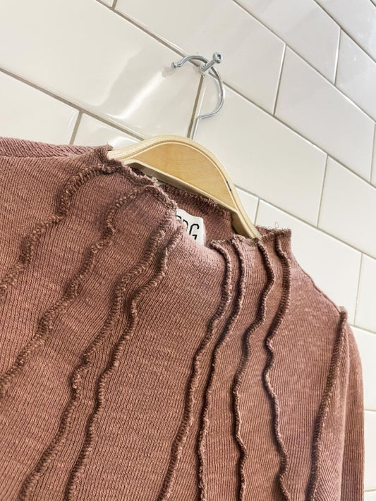 UO bdg sunray long sleeve knit top - good market thrift store