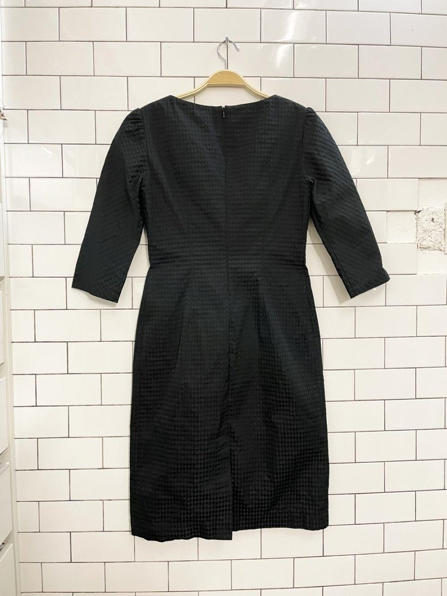 comrags structured textured dress - good market thrift store