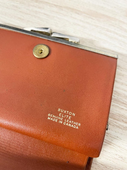 vintage buxton embossed leather wallet - good market thrift store