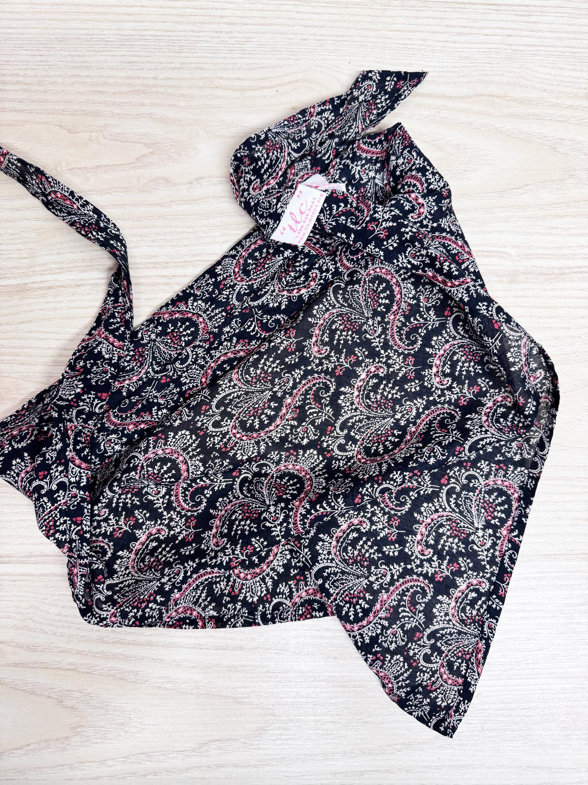 vintage tlc paisley head bandana with padding | made in India