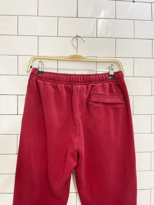 nike small check cozy sweatpant - good market thrift store