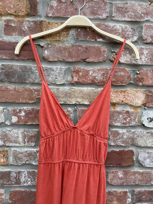 shein linen tiered maxi dress