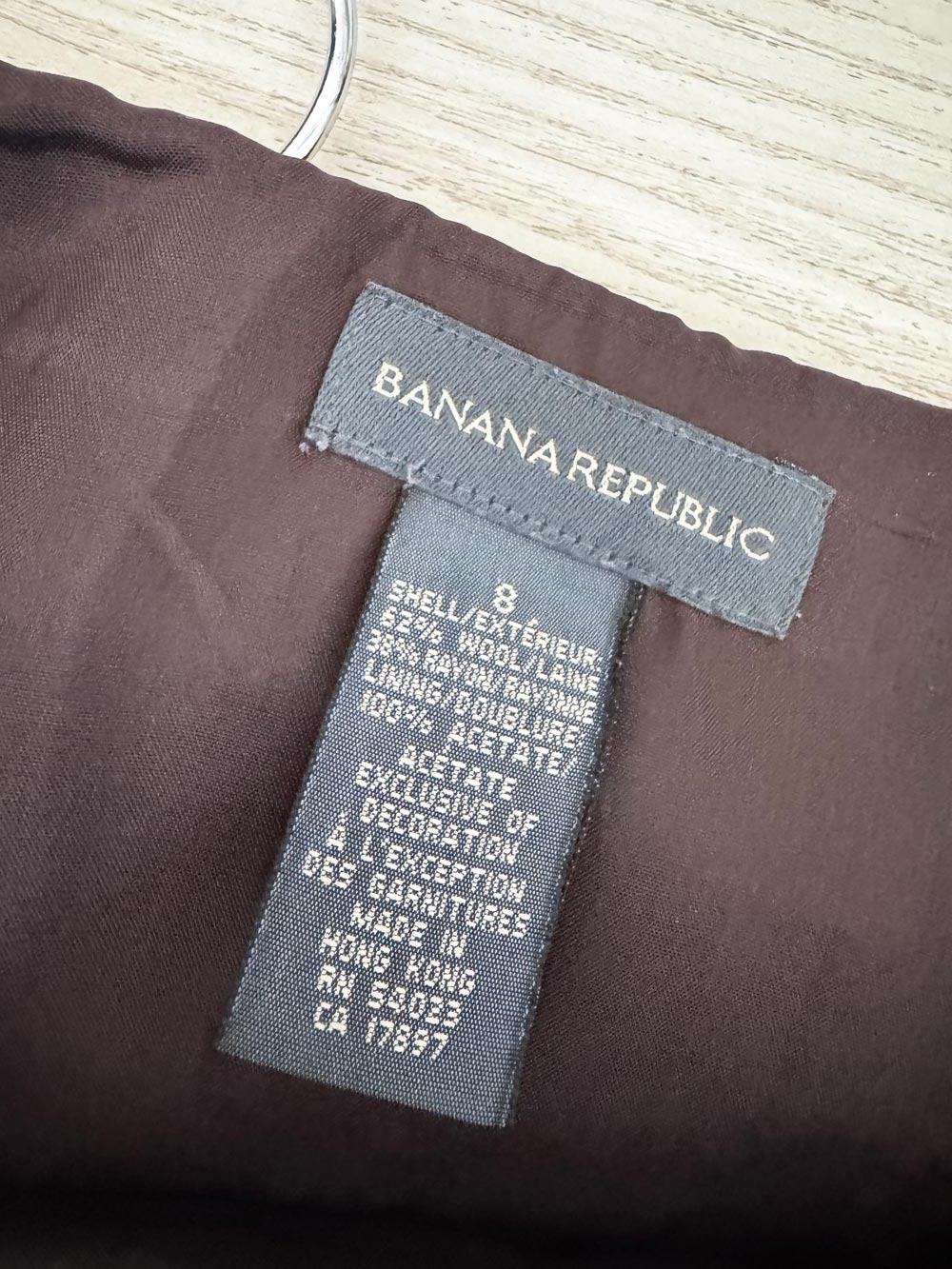 vintage 00s banana republic wool-blend embroidered midi skirt