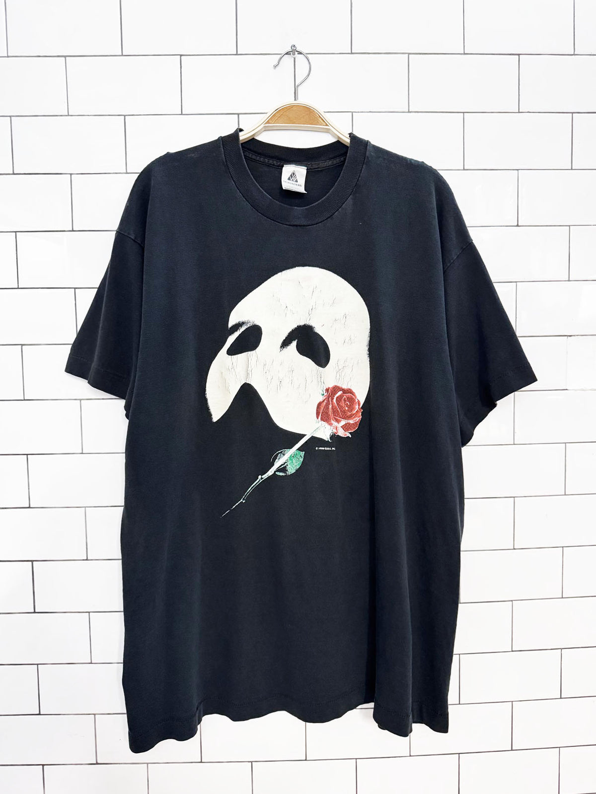 vintage 80s phantom of the opera glow-in-the-dark graphic tee | single stitch | R.U.G. PLC dewenters