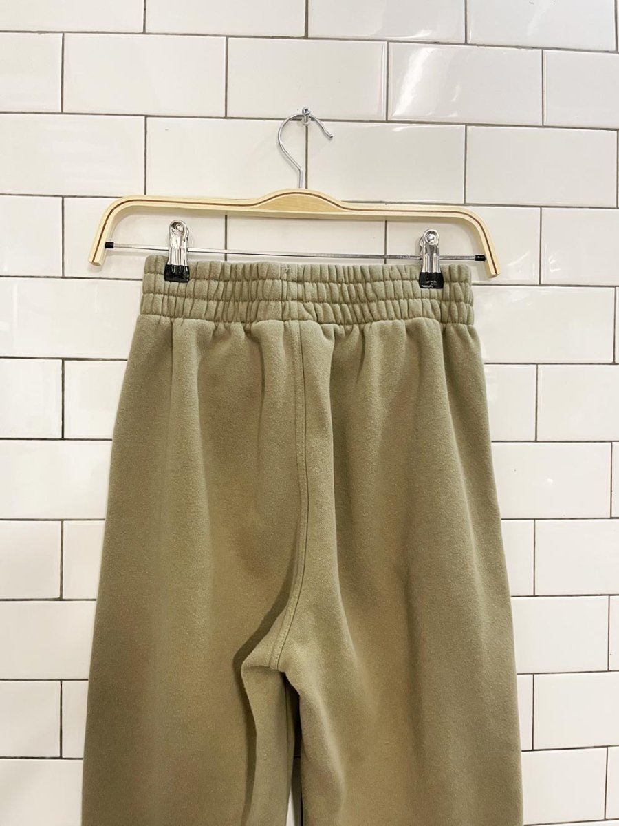 adidas retro trefoil cozy joggers - good market thrift store