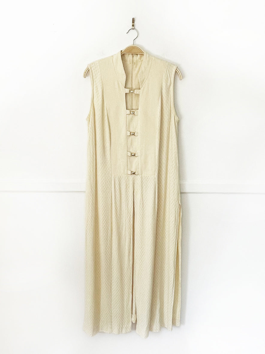 vintage 90s michael phillips mandarin collar layering top | made in canada