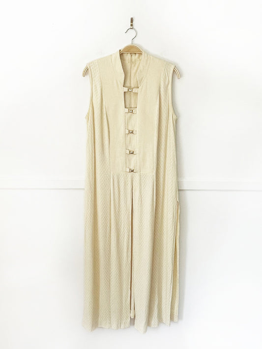 vintage 90s michael phillips mandarin collar layering top | made in canada