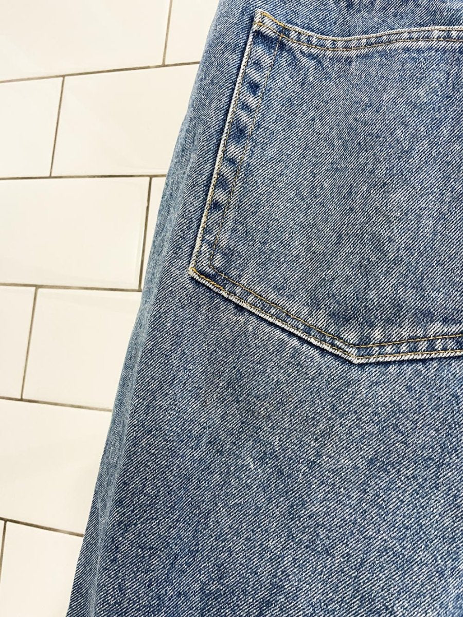 vintage 00s nevada long denim shorts - good market thrift store