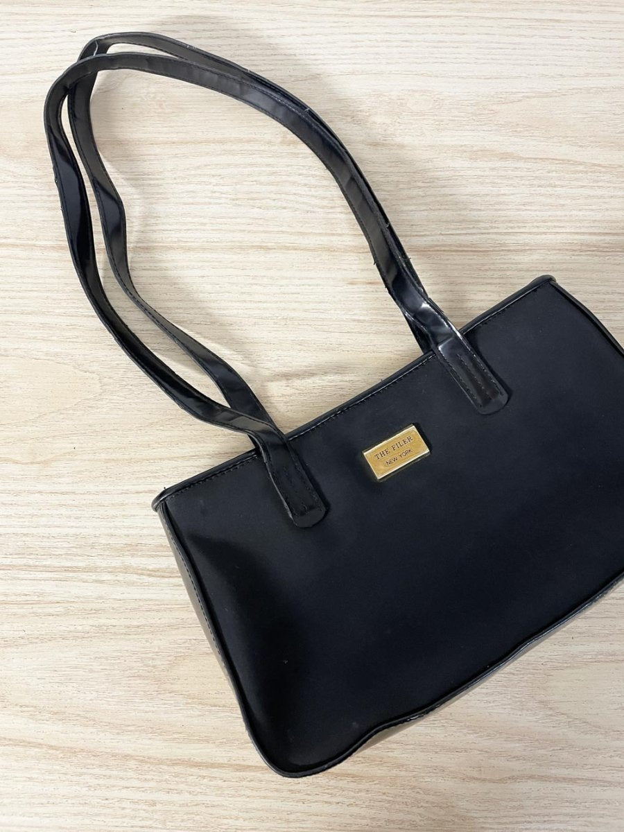 vintage 00s the filer new york nylon shoulder bag - good market thrift store