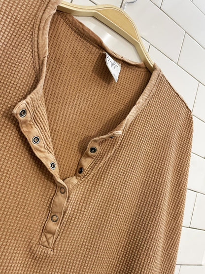 offline by aerie oversized waffle ls top - good market thrift store