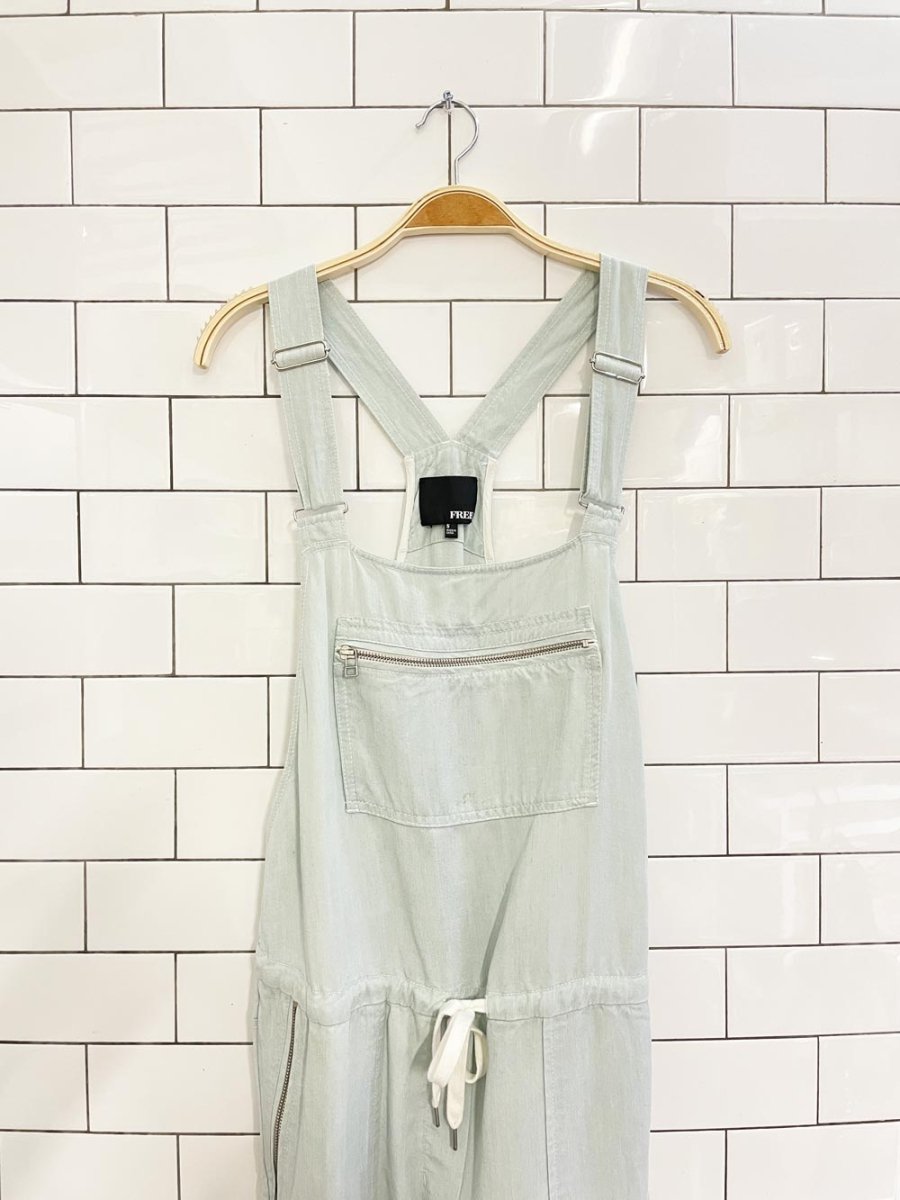 wilfred free valletta tencel denim overalls - good market thrift store