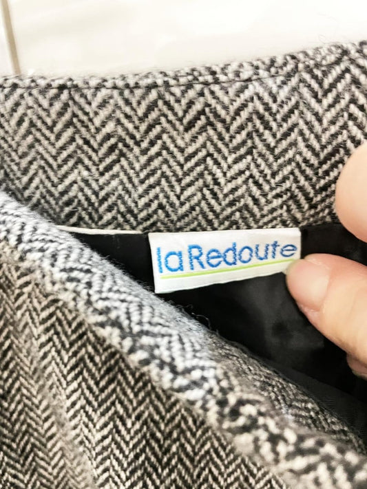 vintage 00s la redoute herringbone mini skirt - good market thrift store