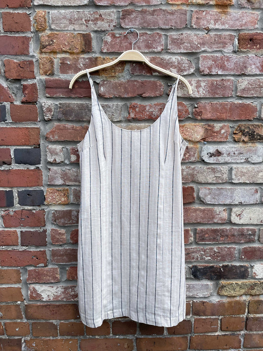 nwt gentle fawn linen-blend tank dress