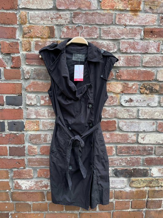 all saints anyon trench dress