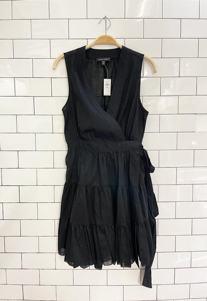 nwt banana republic stampa tiered wrap mini dress - good market thrift store