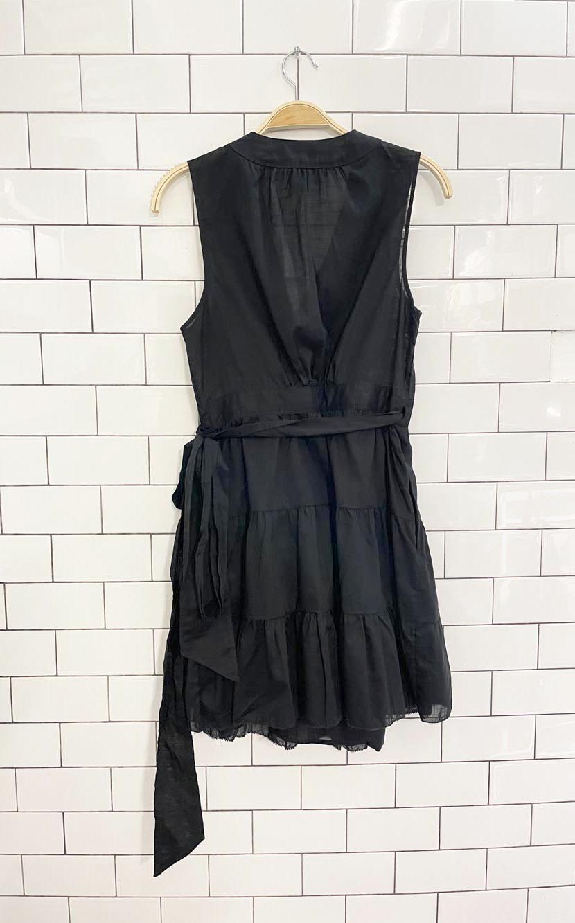 nwt banana republic stampa tiered wrap mini dress - good market thrift store
