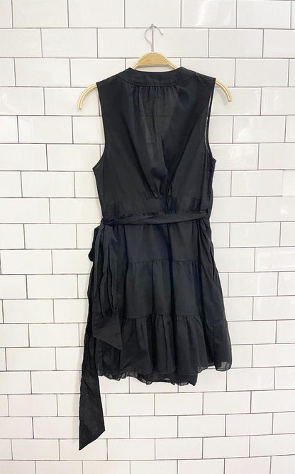 nwt banana republic stampa tiered wrap mini dress - good market thrift store