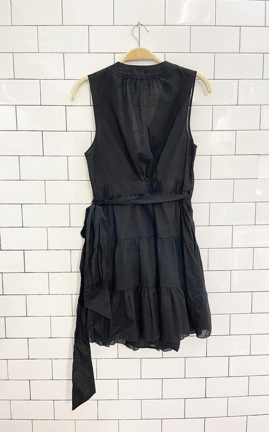 nwt banana republic stampa tiered wrap mini dress - good market thrift store