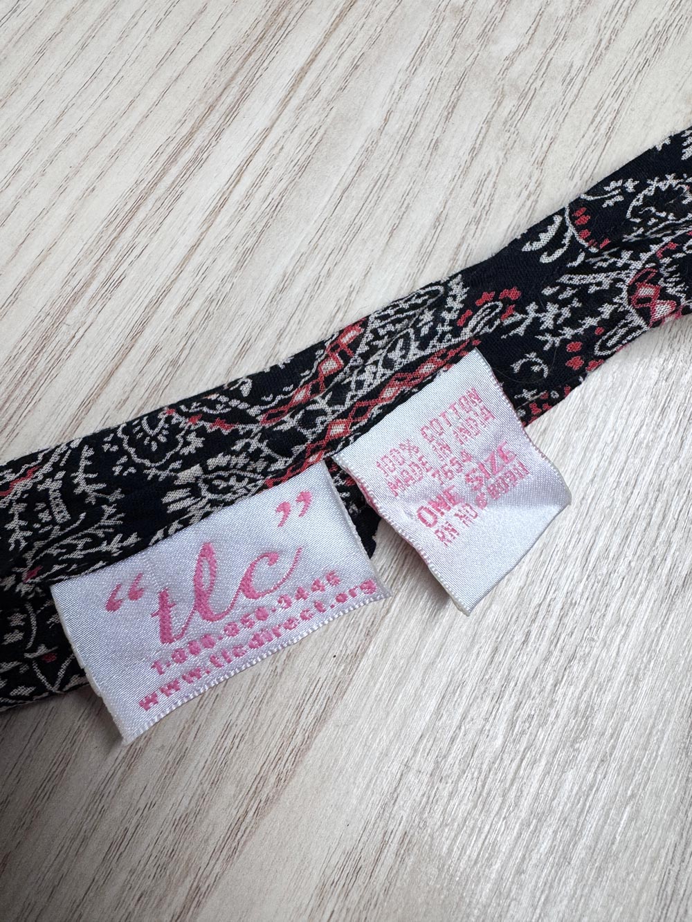 vintage tlc paisley head bandana with padding | made in India